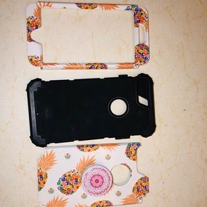 Three piece iPhone 7/8 plus phone case